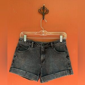 Volcom Stoned Rolled Boyfriend Fit Denim Shorts